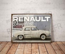 Plaque métal vintage renault