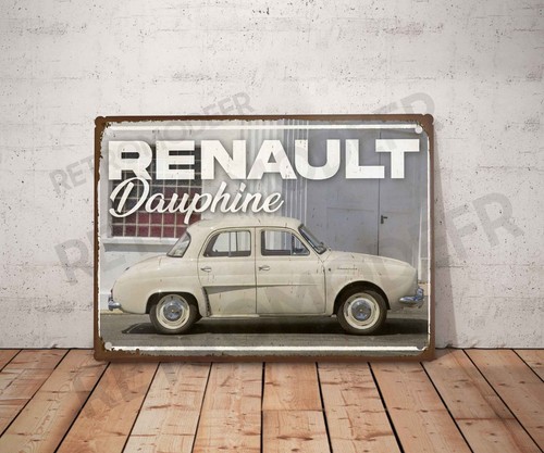 Plaque métal vintage - , renault