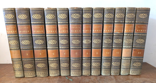 Livre ancien sainte bible - la,