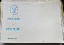 CAHIER des CÉRÉMONIES des JEUX OLYMPIQUES de GRENOBLE 1968 JO 68