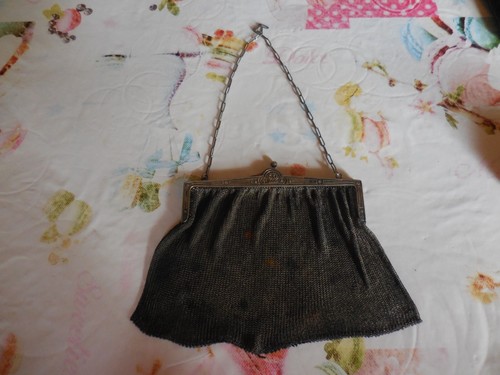 Ancien sac main aumonière - main,,