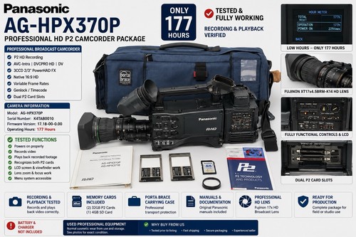 Panasonic hpx370p p2 - panasonic, hd