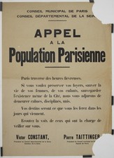 Appel à la population