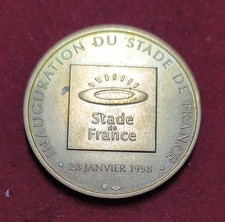 JETON OU MEDAILLE MONNAIE DE PARIS " INAUGURATION STADE DE FRANCE  1998 "