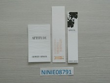 LOT 3 Carte parfum ARMANI  code PERFUME armani mania card fragance