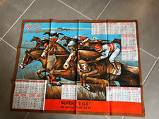 Torchon calendrier ancien - torchon,