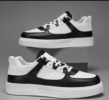 Baskets Noir & Blanc Homme -