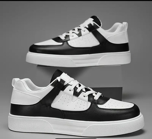 Baskets noir blanc homme - noir,
