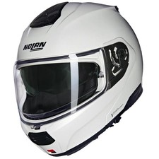 Casque pliant Nolan N100-6 Classico Nobile N-Com blanc casque de moto...