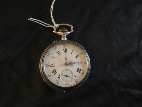 Montre gousset argent ancre - à,