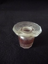 Encrier ancien en verre/école