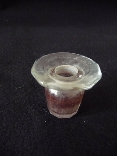Encrier ancien verre école - ancien, verre/école