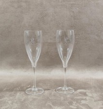 Lot 2 flutes  cristal