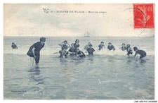 CAR-ACRP12-0693-76 - SCENES DE PLAGE - Bain de siege