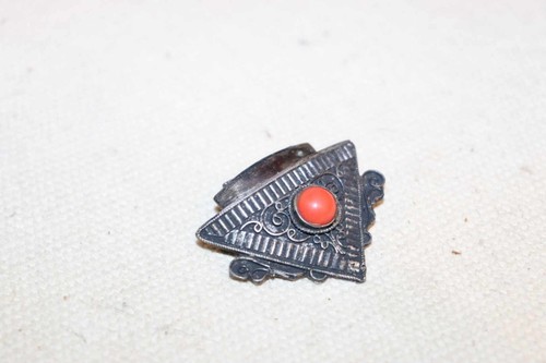 Ancien argent broche - argent, pendentif