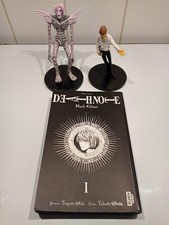 2 Figurines Death Noth Rem Et Light Yagami "Kira" 14cm + Death Note Black...