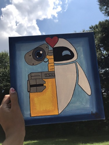 Wall and eve - eve, canvas