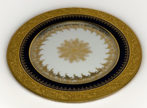 Rare assiette apparat g - assiette, d’apparat
