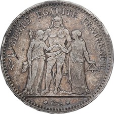 France, 5 Francs, Hercule