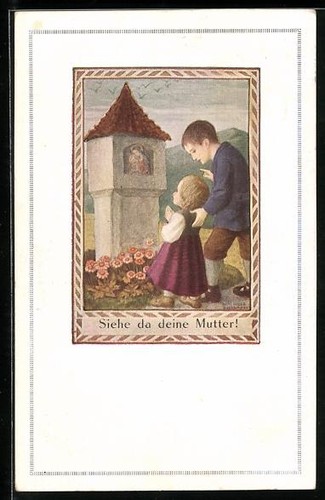 Carte postale artiste hans - d'artiste,
