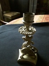 Bougeoir chimère en bronze XIXème début XX -ème siècles