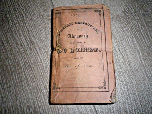 1832 annuaire loiret - 1832, du