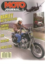 MOTO JOURNAL N°796 FJ 1200 YAM / HARLEY XLH 883 SPORTSTER / 24H DU MANS 