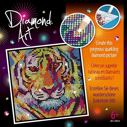 Kit art sequins tigre - en,