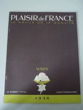 Revue Plaisir de France Mars 1938 N°42 Art Mode (18518)