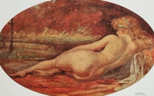 Impression ancienne emile baes - ancienne,