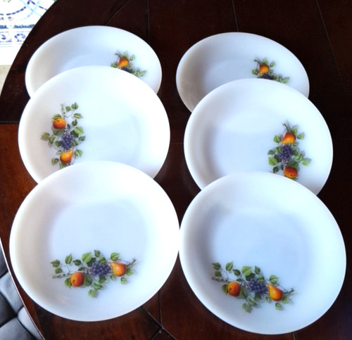 Vintage assiettes plates - vintage, 6