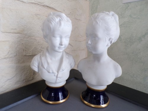 Bustes porcelaine de - en,