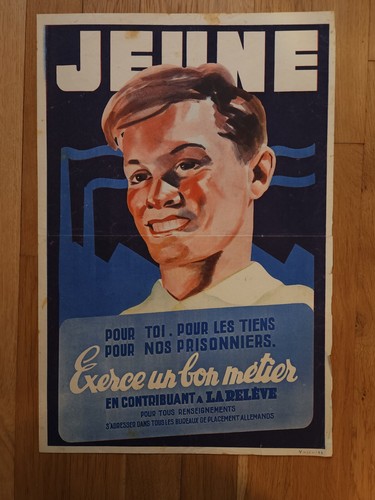 Affiche ancienne bon - affiche, un