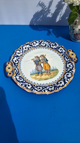 Henriot quimper plat rond - rond, à