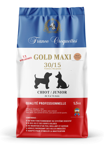 Croquette pour chien gold maxi - croquette,