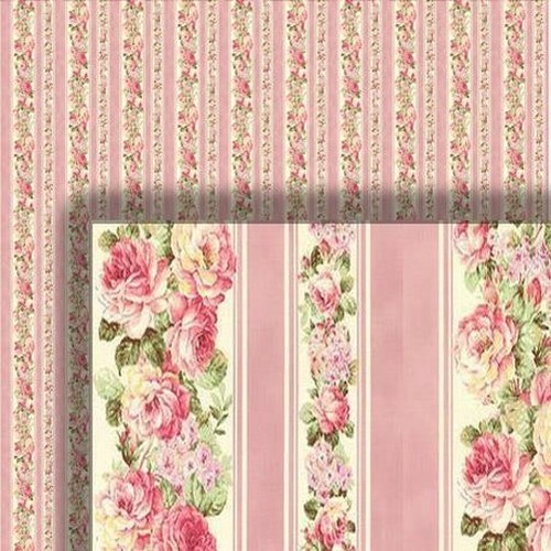 Papier peint maison poupée - papier,