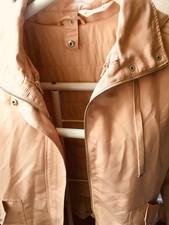 Parka Camaieu rose avec capuche doublure amovible T38 2 poches plaquées