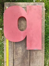 Lettre d'enseigne Vintage " Q