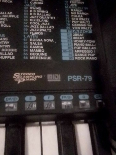 Yamaha keyboard psr - yamaha, psr-79