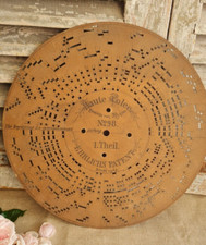 Ancien disque organette 19eme - organette,