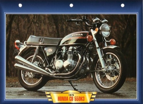 Fiche moto honda - :, 550