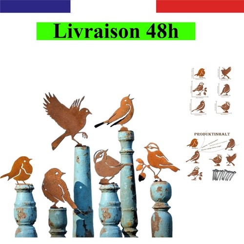 Oiseaux décoratifs fer - en,