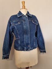 NEW MAN : VESTE JEANS DOUBLURE LAINE A CARREAUX VINTAGE 