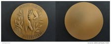 SUPERBE MEDAILLE BRONZE - 1984 - GROUPE PREVOIR - DEVOIR ET PREVOYANCE - 68 mm -