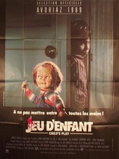 JEU D'ENFANT (CHUCKY) - Affiche CinEma 120x160 PLIEE CAC1438