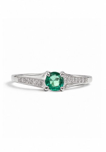 Bague argent 925 émeraude - bague,