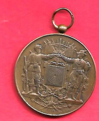 Médaille tir songeons - tir, de