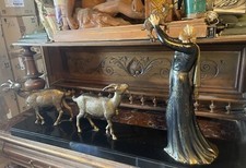 Grande Statue Art Déco Femme