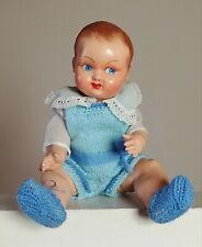 Poupée Ancienne, petit baigneur en terre de pipe, 29 cm