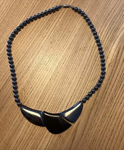 Collier hematite longueur - en,